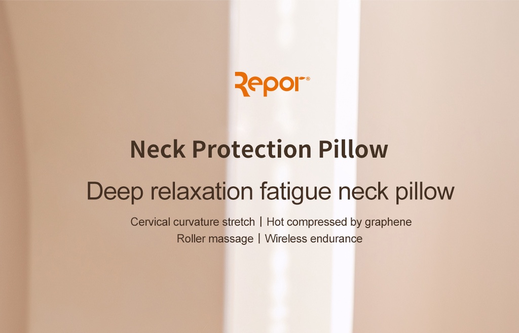 Gadgetoo Xiaomi Repor Multifunctional Neck Care Pillow Hot Compress Massager