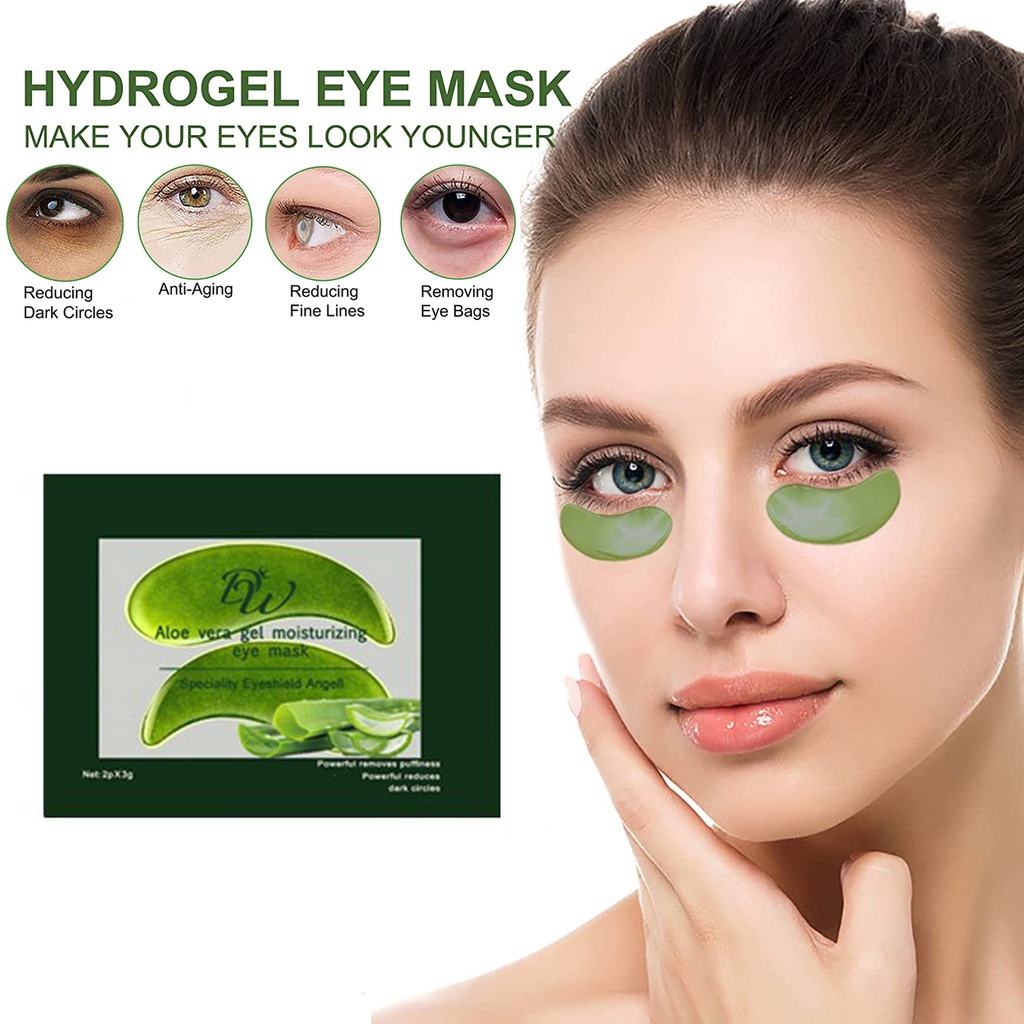 DW Aloe Vera Gel Moisturizing EyePatch Hydrogel Eye Mask（2 sheets