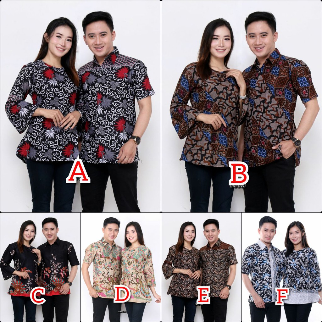 Maura Couple Sania Ruffle Batik Couple Ori Ndoro Jowi Dnt Shopee