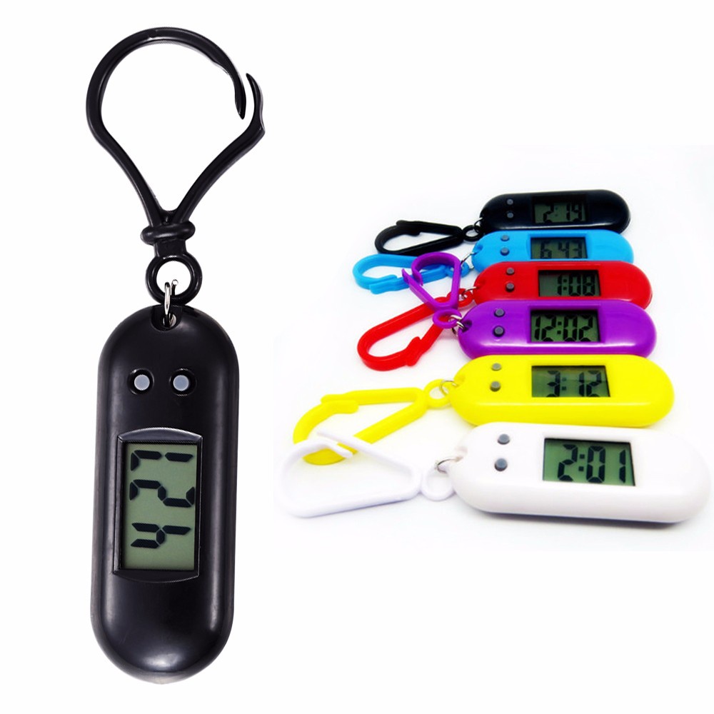 LED Key Ring Watch Men Sport Digital Watch Student Wrist Watch Plastic ...