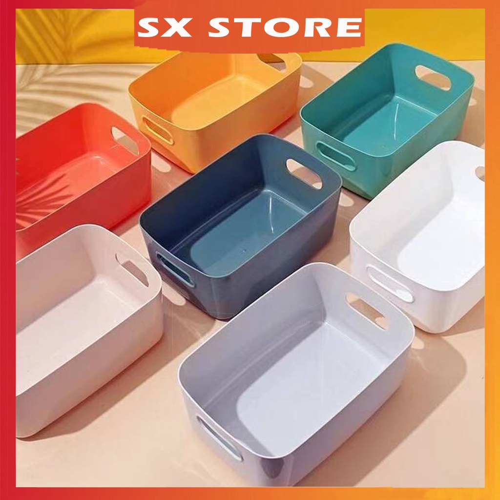 Kitchen Storage Organizer Box Portable Desk Storage Basket bin Storage ...