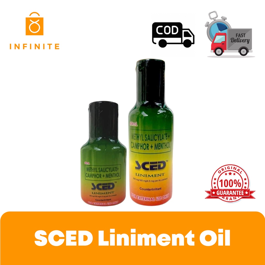 SCED Liniment Oil 60ml | Shopee Philippines