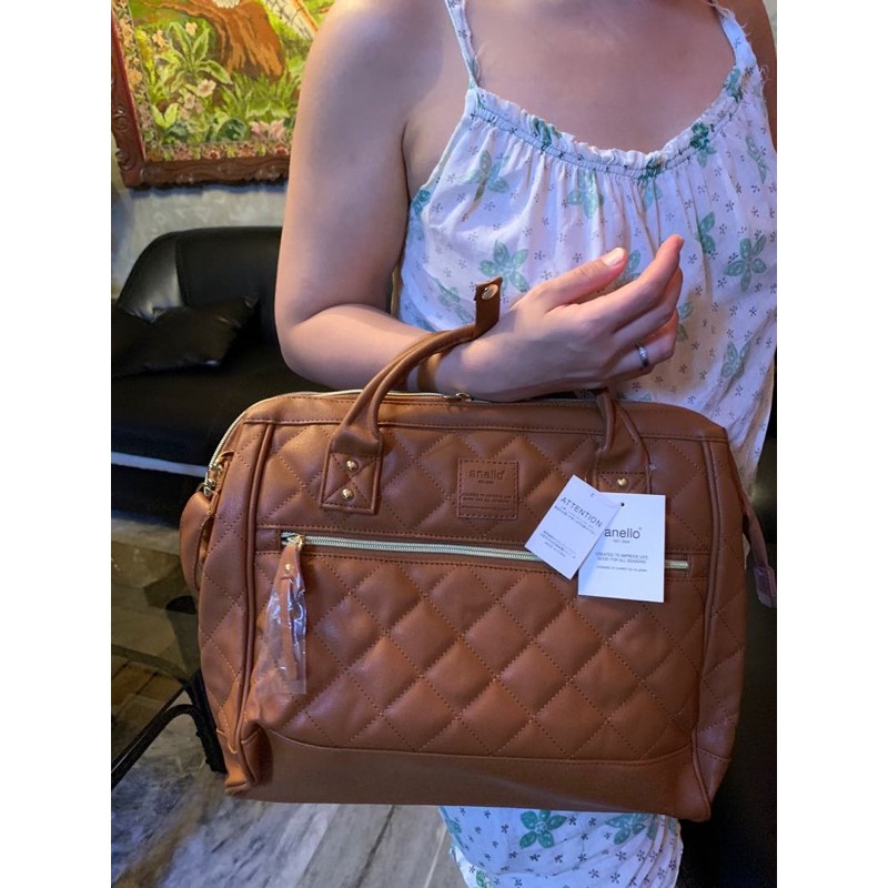 Anello quilting backpack sale