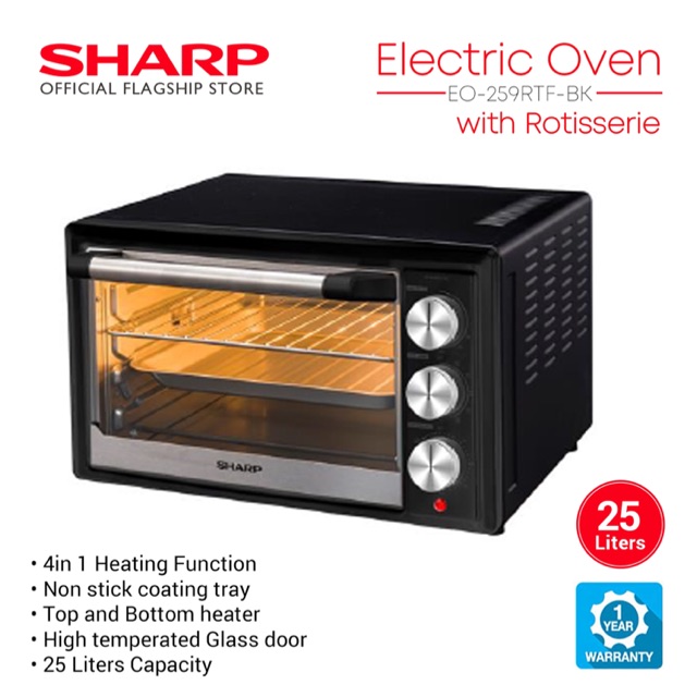 sharp oven 25l