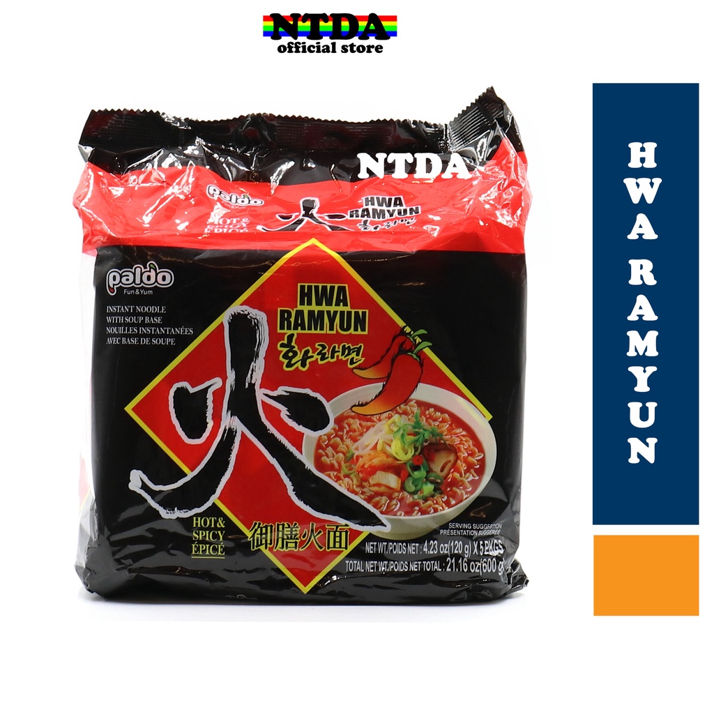 Made In Korea Paldo Hwa Ramyun (120g x 5 Packs) | Shopee Philippines