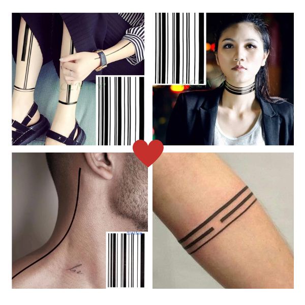 Temporary Tattoos [Sale] Lines Fake Tattos [Sale] temporary Tattoos
