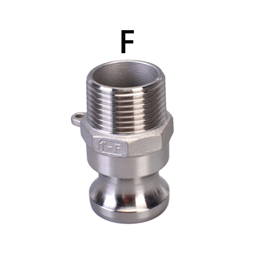 DN15/20/25/32/50 1/2" 3/4" 1" 2" Camlock Groove Fitting 304 Stainless ...