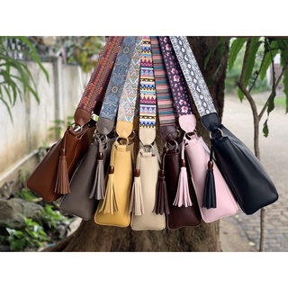 Filinapo Women's Leather Bucket Bag