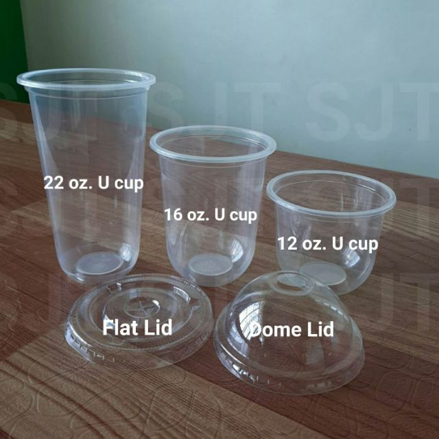 Shake Cups With Lids -- Frappe / Milktea Cups 100pcs/Set 12oz, 16oz, 22oz  APPROXIMATELY 100pcs/pack