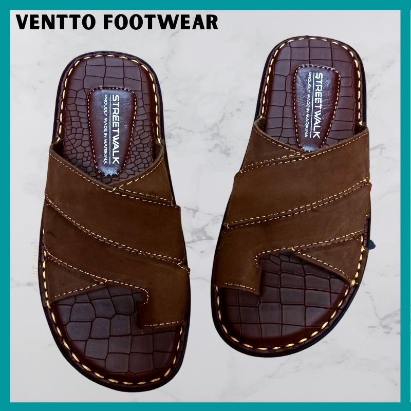 Ventto Footwear Marikina Made One Finger Leather Sandals for Men & One ...