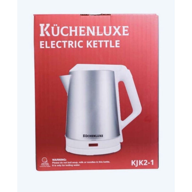 Kuchenluxe Electric Kettle White (2.0L) Shopee Philippines