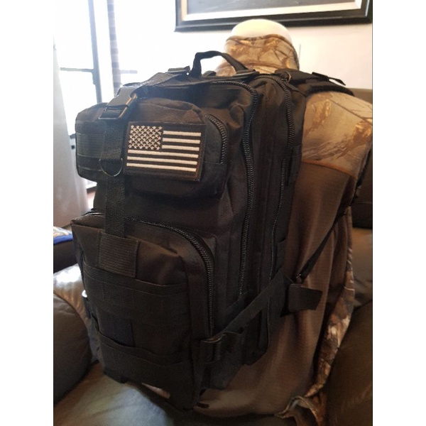 25 to 30 Liters Tactical Bag with Free Velcro Patch Backpack Go Bag ...