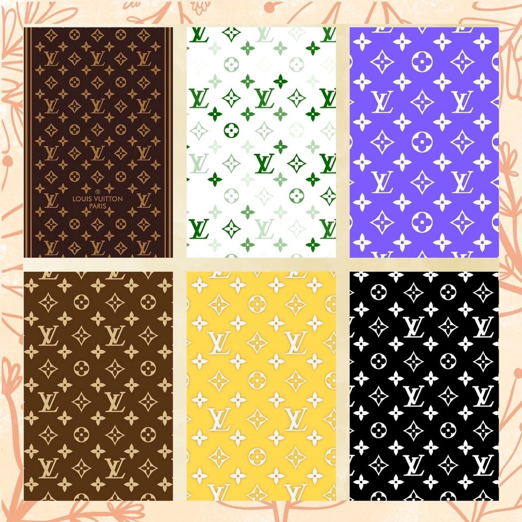 B5/A5/A6/A7 Binder Divider 26/20/9/6 Holes Louis Vuitton Theme