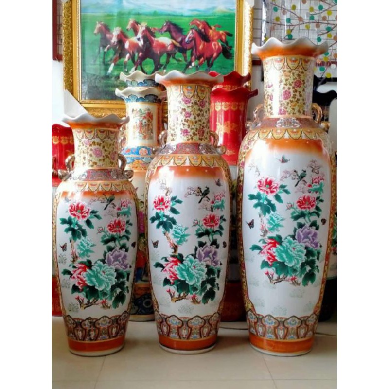 CHINESE PORCELAIN VASE SET (CALABARZON & MANILA DELIVERY ONLY) Shopee