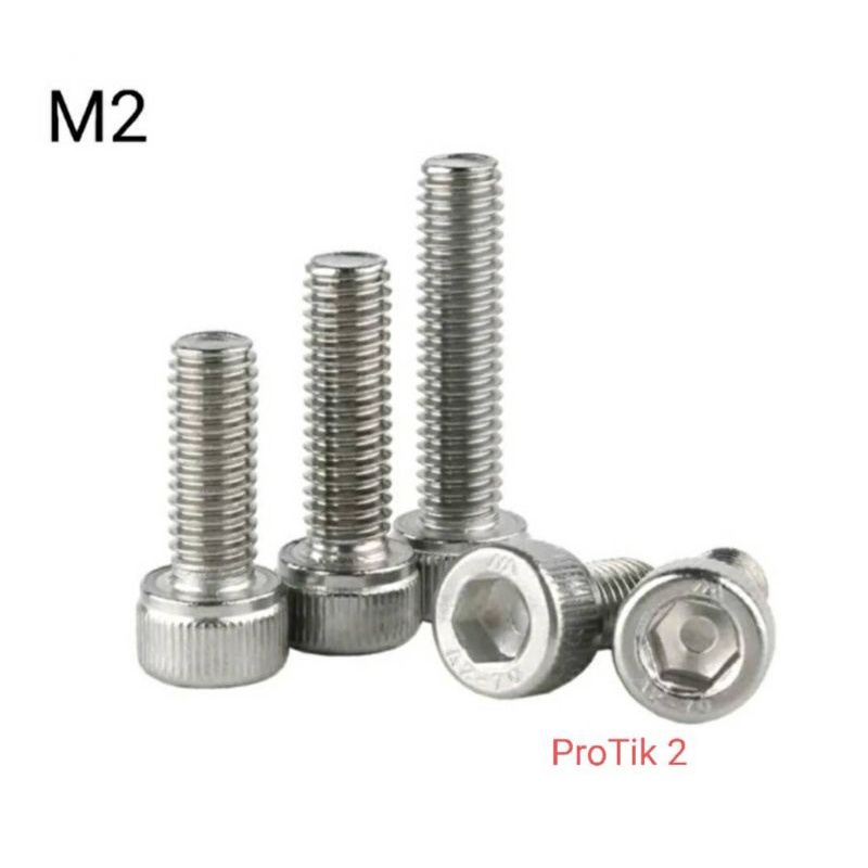 Hexagon Screw Nut M2 (2mm.) For Tamiya Mini 4wd Herring Car Canned