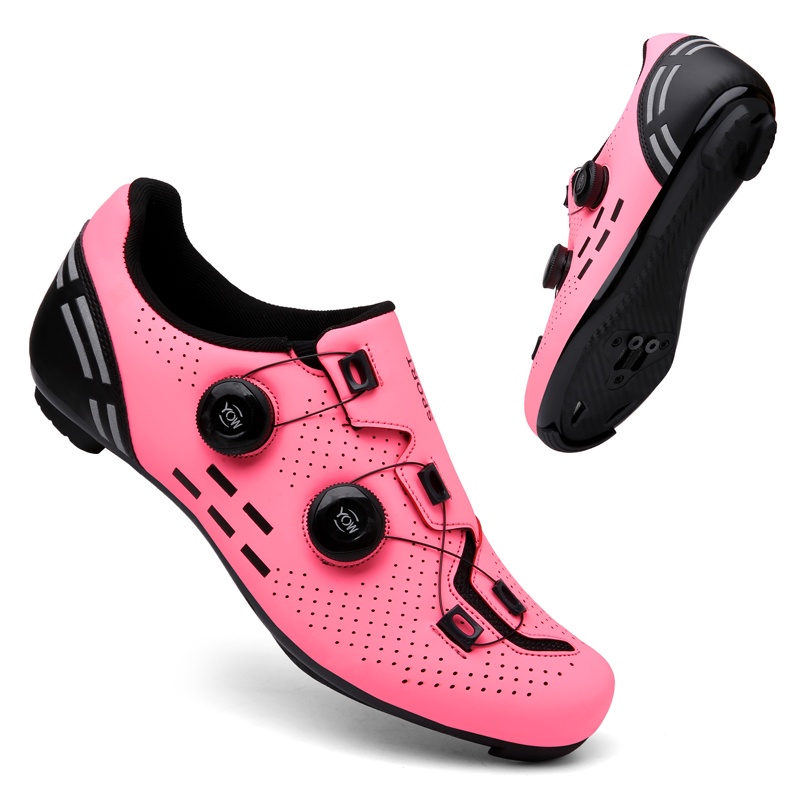 Pink road store bike shoes