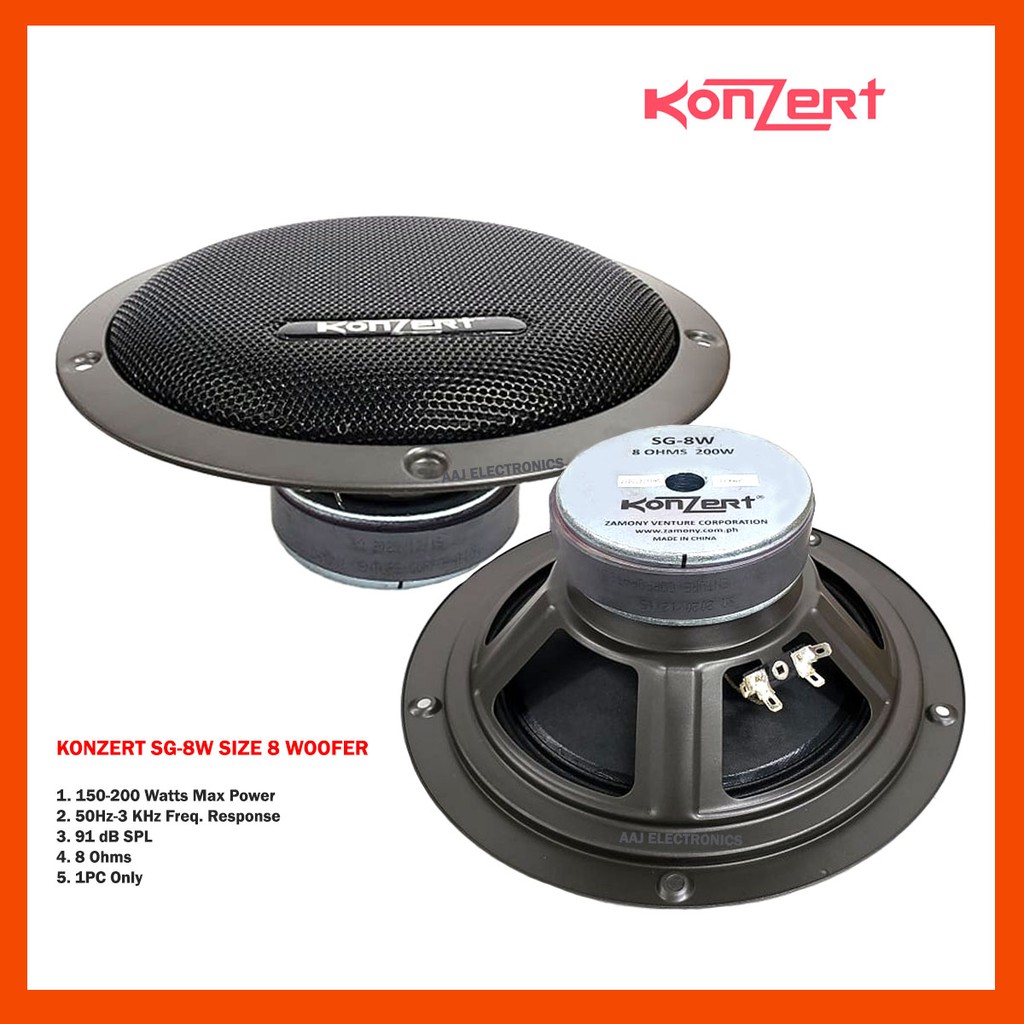 1PC Original Konzert SG 8W SG8W Size 8