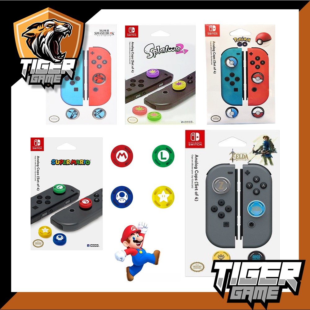 Joy Con Set 4 Analog Cap (Analog Cap) (Joy Stopper) Caps) Caps Con ...
