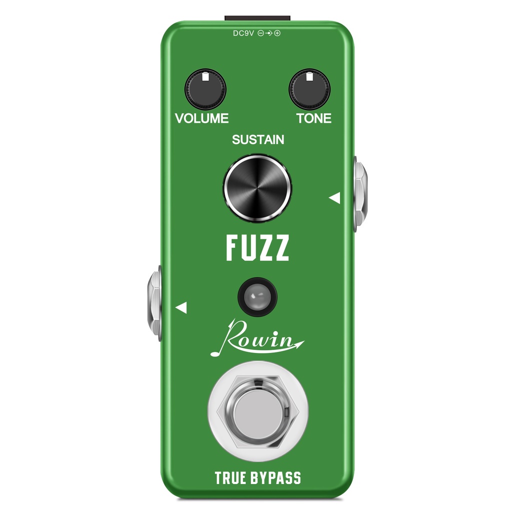 Alomejor Fuzz Pedal, Guitar Effect Pedal With Volume Tone