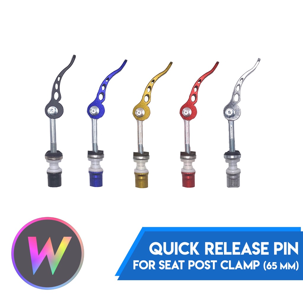 Quick Release Alloy Seat Pin/ Skewer for Bike Seat Post Clamp Shopee