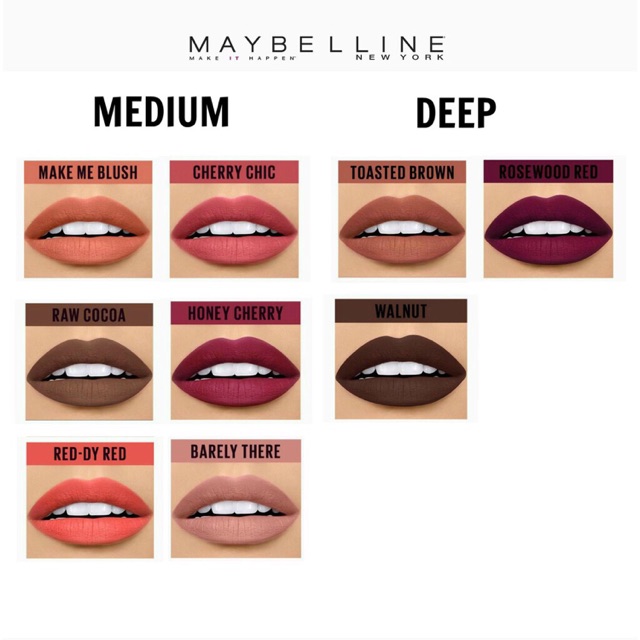 Maybelline The Powder Mat Cherry Chic