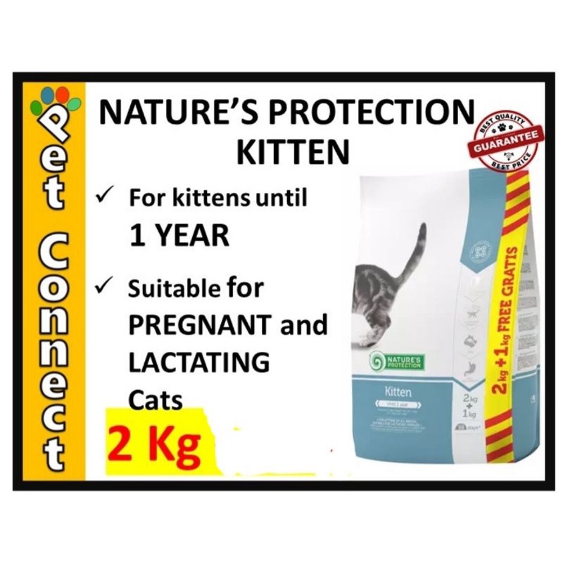 Nature's Protection KITTEN 2Kg Food for Kitten, Lactating and Pregnant