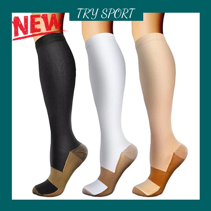 TRY Compression Socks for Women & Men Circulation Best Support for ...