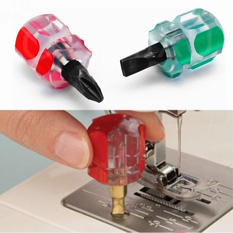 1PC Sewing Machine Screwdriver Kit Mini Short Screwdriver Portable