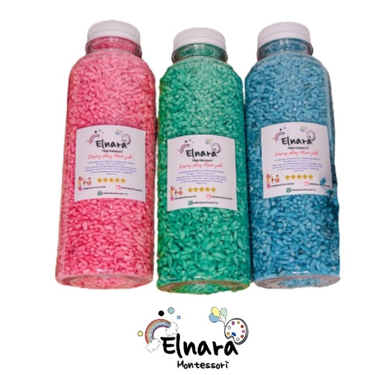 Rainbow RICE/Colorful RICE - SENSORY PLAY MONTESSORI | Shopee Philippines