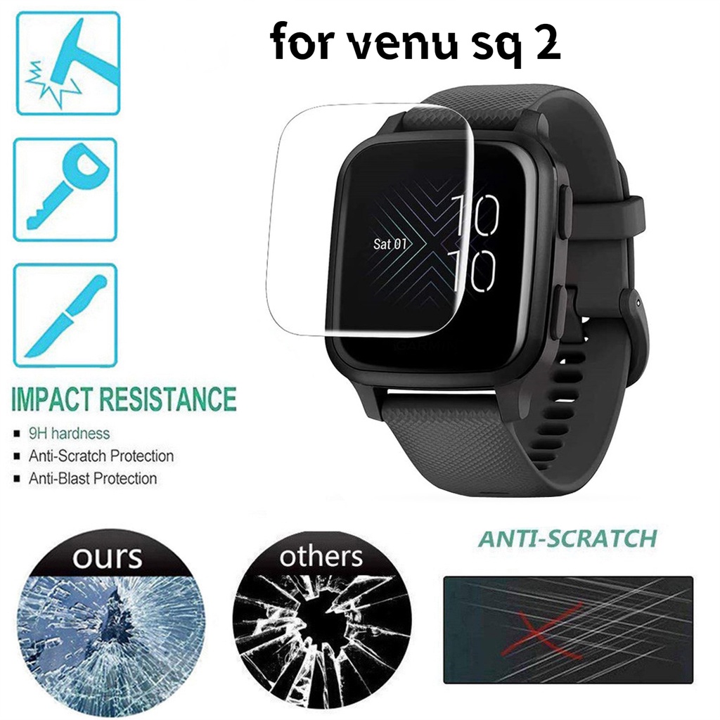 Garmin Venu Sq 2 film Garmin Venu Sq 2 screen protector Soft Hydrogel