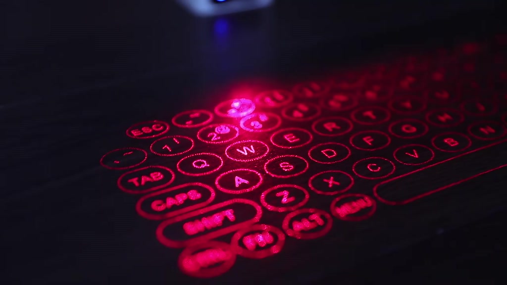 Virtual Laser Keyboard Bluetooth Wireless Projector Phone Keyboard For ...