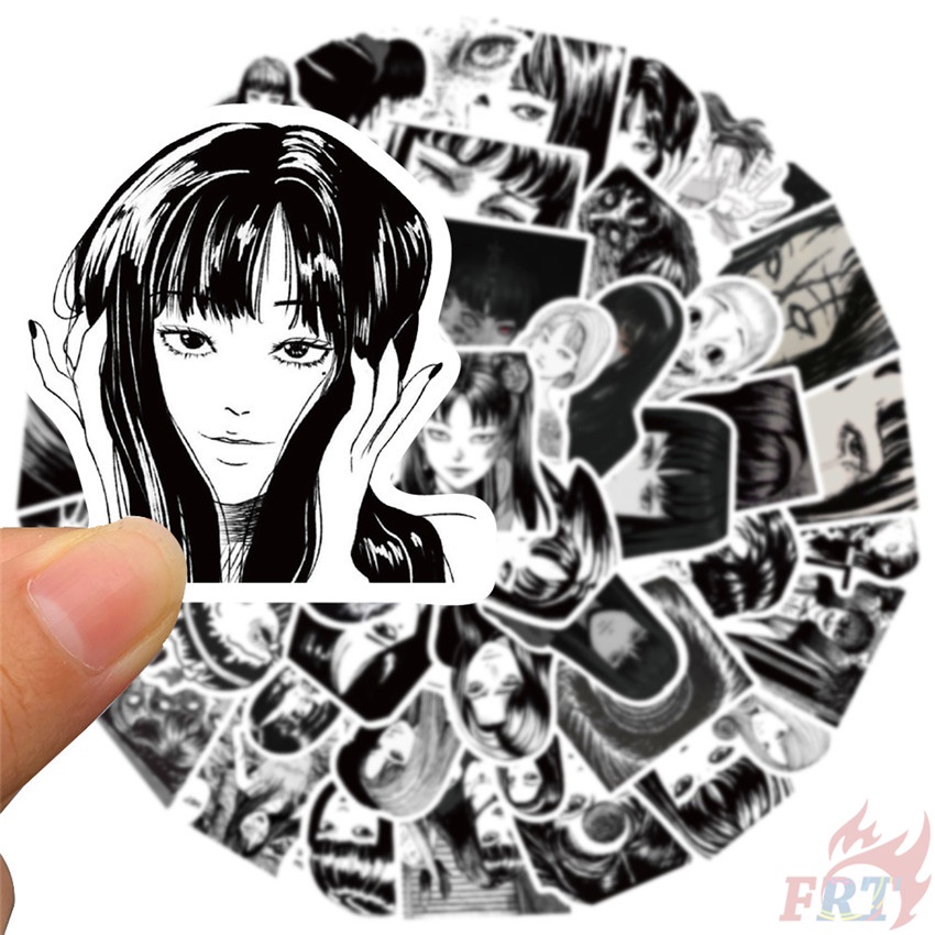 50Pcs/Set Junji Ito Classical Horror Comics Series 06 Stickers Manga ...