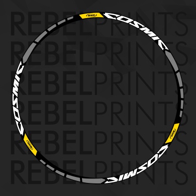 Mavic COSMIC | 26 | 27.5 | 29 | Wheel Rim Decal Sticker Vinyl for ...