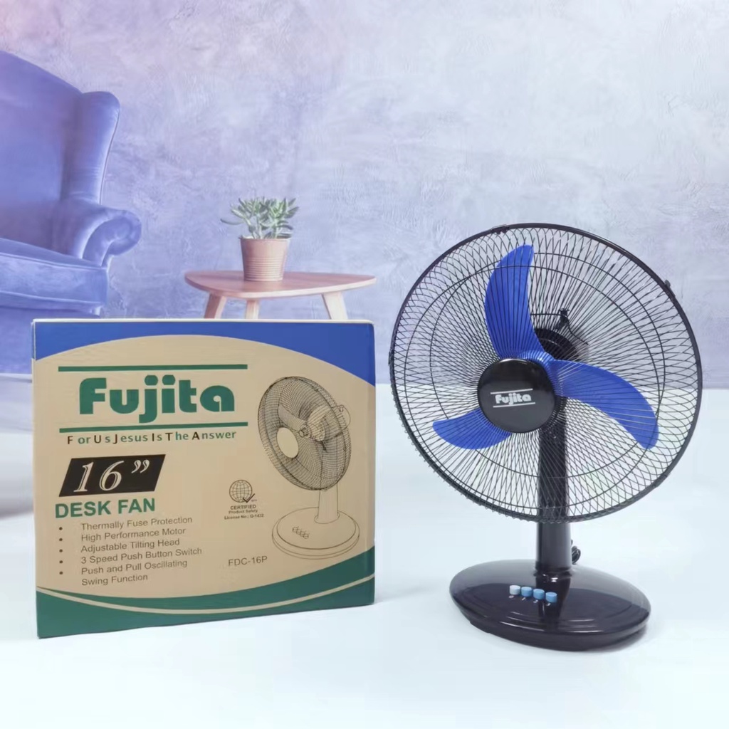 16" Desk fan Banana Blade Desk Fan(FJFDC16P/FJFDD16W) Shopee