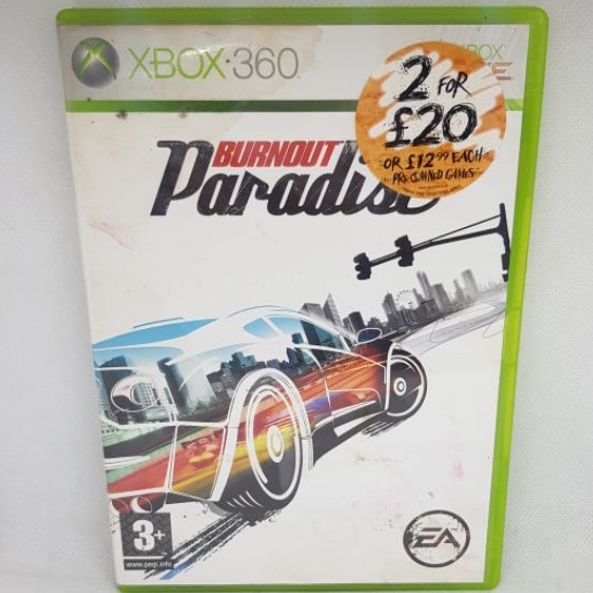 Microsoft Xbox 360 - Burnout Paradise & Trivial Pursuit - PAL