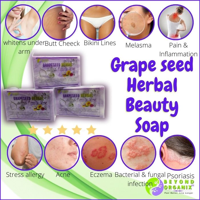 Herbal Beauty Soap with Pure Lavender & Eucalyptus (Whitens skin, Heal