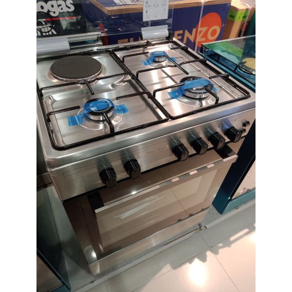 Markes & Maximus MGR-60SSTS 3 gas + 1 elec Gas Range oven 60 cm ...