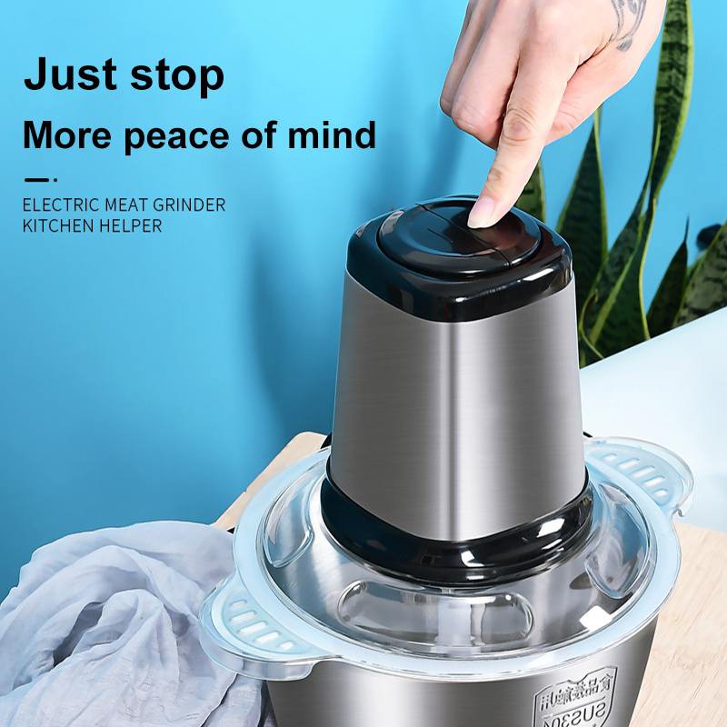 Electric Food Processor Vegetable Chopper Meat Grinder PH