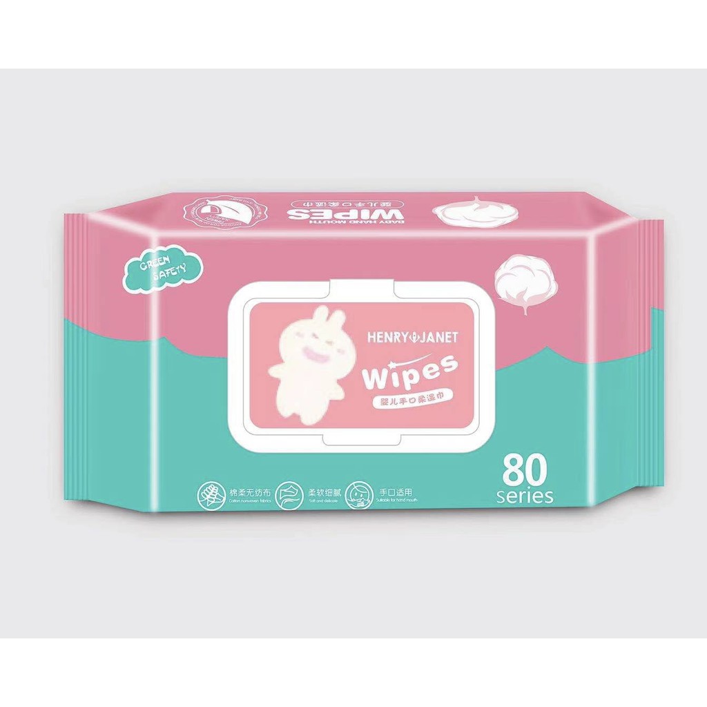 HJ Wet Wipes For Baby 80sheets PER PACK Nursy Baby Wipes Shopee Philippines