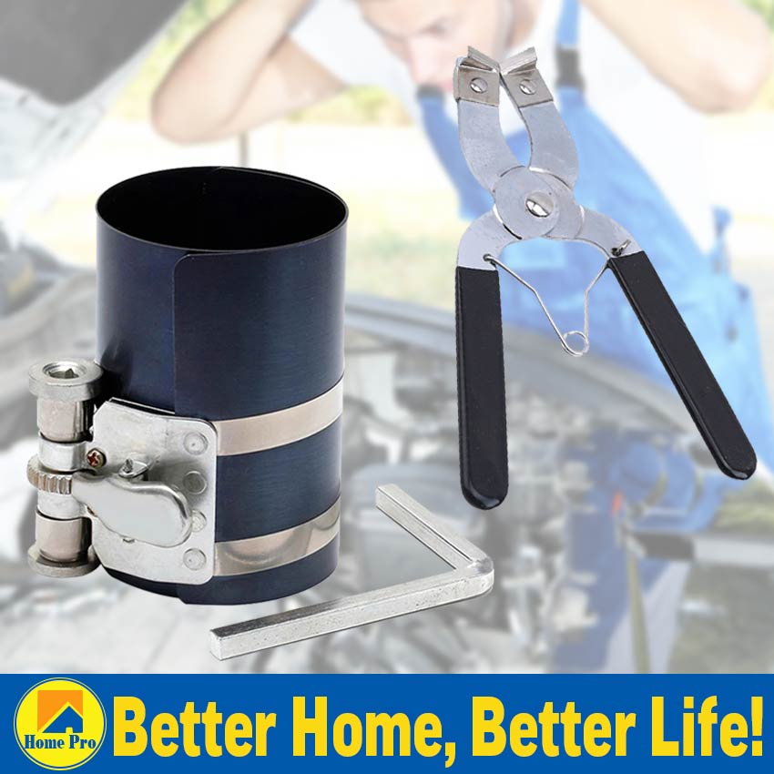 1 Set Engine Piston Ring Caliper Compressor Ratchet Rings Expander