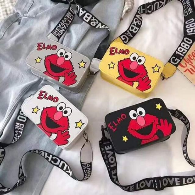 Elmo Kuchen and Bag Korean Sling Bag Shopee Philippines