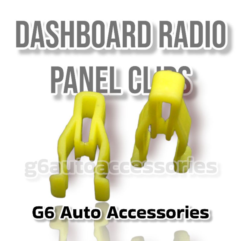 Dashboard Radio Panel Clips (Neon) Snap Fitting Universal Fit | Shopee ...