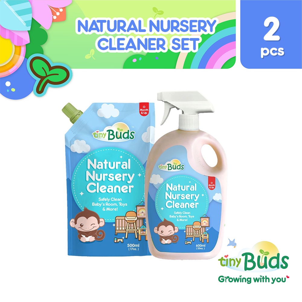 Tiny Buds Natural Nursery Cleaner Set 2pcs