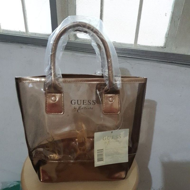 Guess best sale clear purse