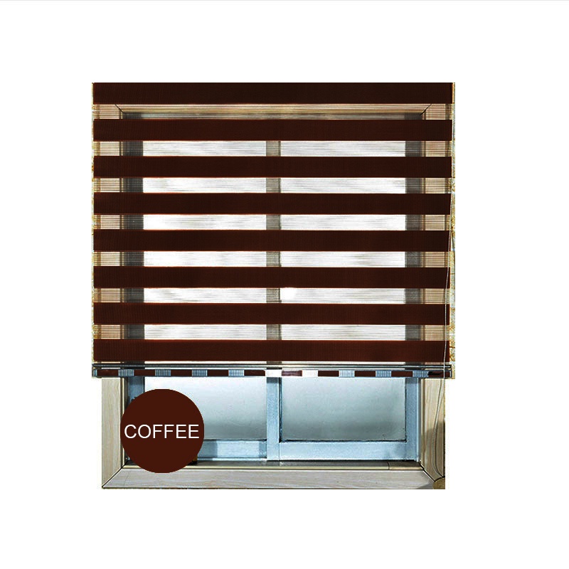 180cm height Korean Blinds For Windows Duo Roller Blinds 60