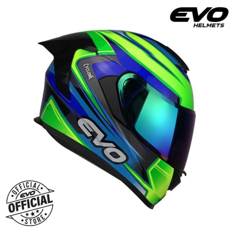 Evo helmet sales neon green