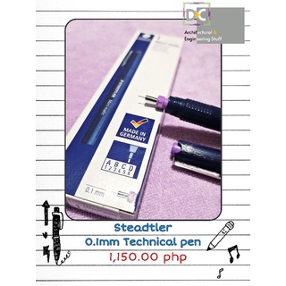 Staedtler Black Fineliner Drawing Pens - 0.05-2.0mm Office