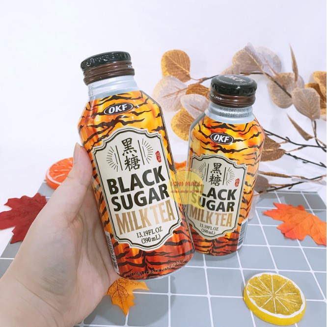 OKF Black Sugar Milk Tea (390mL) | Shopee Philippines