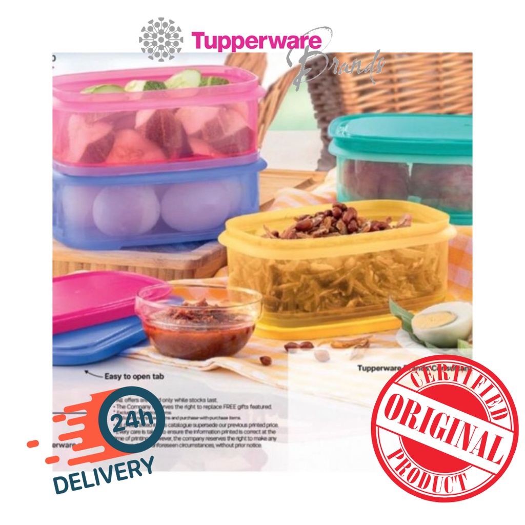Bekas Makanan Food Storage Tupperware Stack to Go Food Container ...