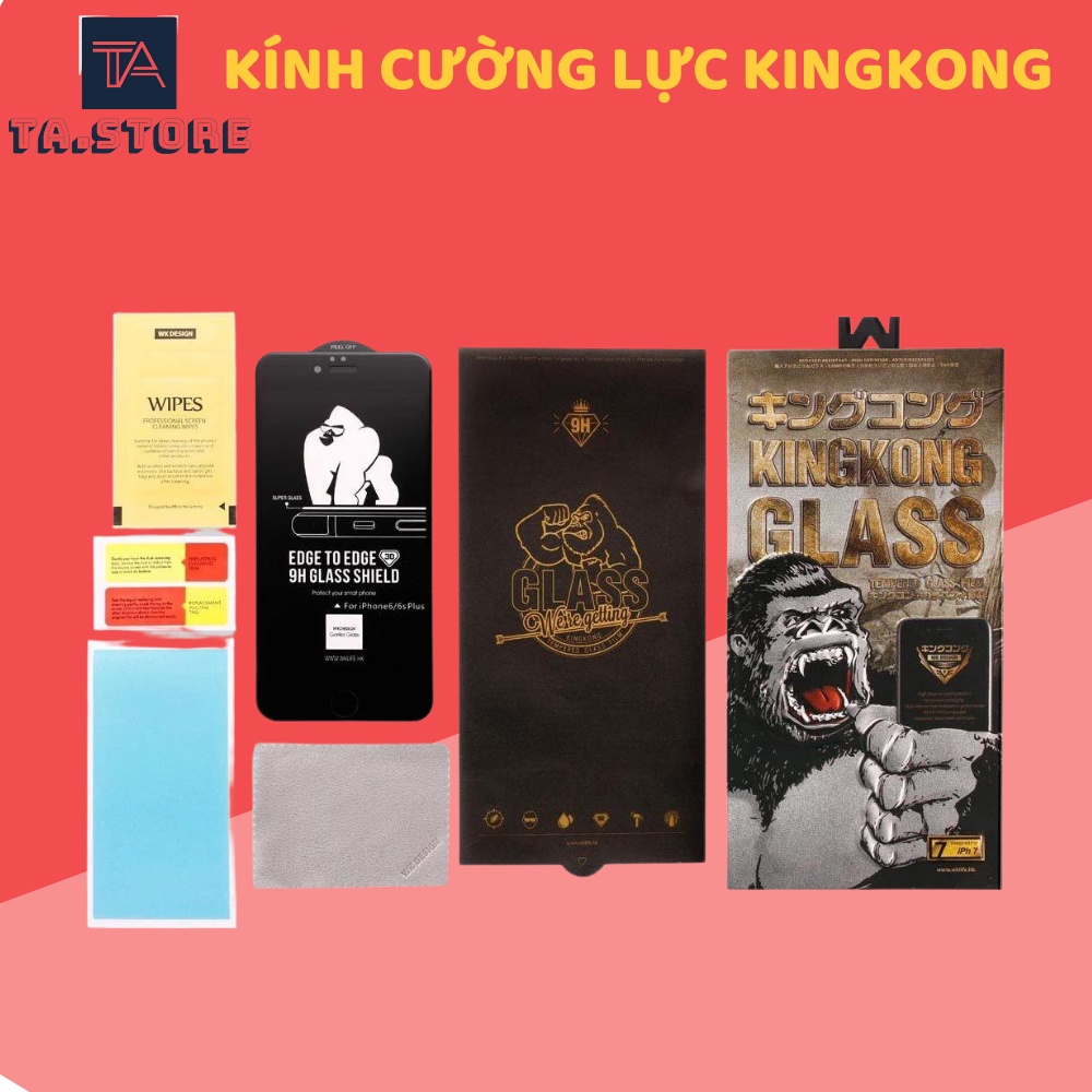 Kingkong Tempered Glass For Iphone Gloss Full Screen From Iphone 7 13
